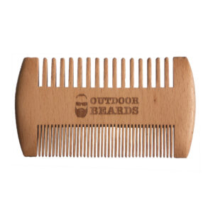 Double Sided Beech Wood Beard Comb
