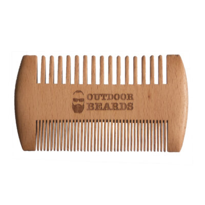 Double Sided Beech Wood Beard Comb